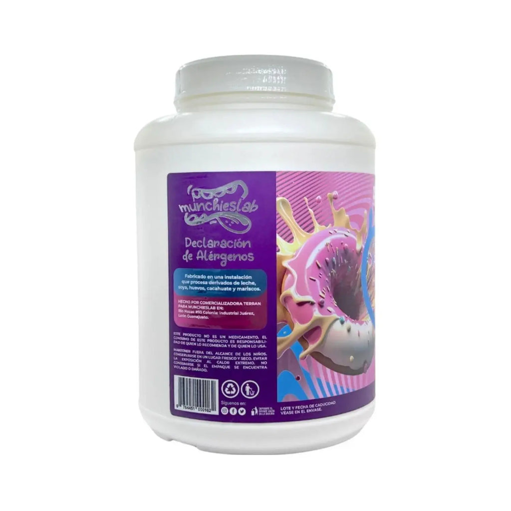 Munchieslab Proteína Whey 100% Suero De Leche 60 Serv Sfn Dona Rosa