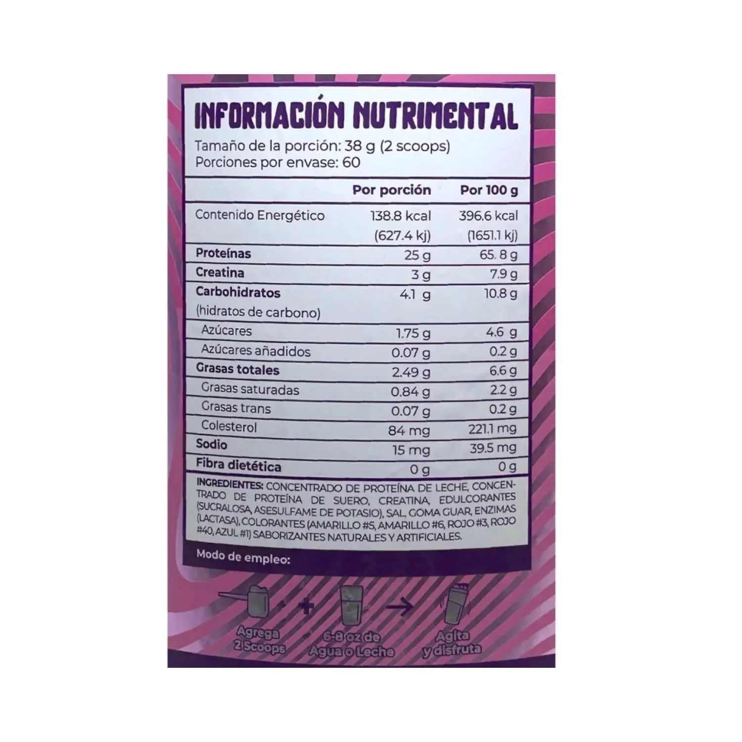 Munchieslab Proteína Whey 100% Suero De Leche 60 Serv Sfn Dona Rosa