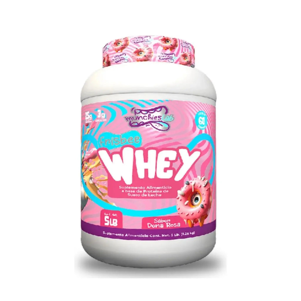 Munchieslab Proteína Whey 100% Suero De Leche 60 Serv Sfn Dona Rosa