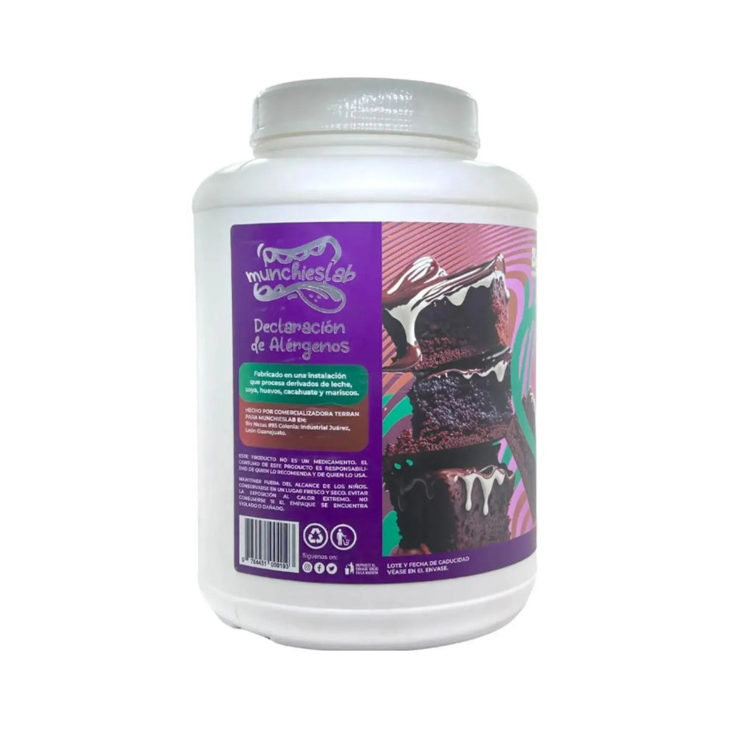 Munchieslab Proteína Whey 100% Suero De Leche 60 Serv Sfn brownie especial