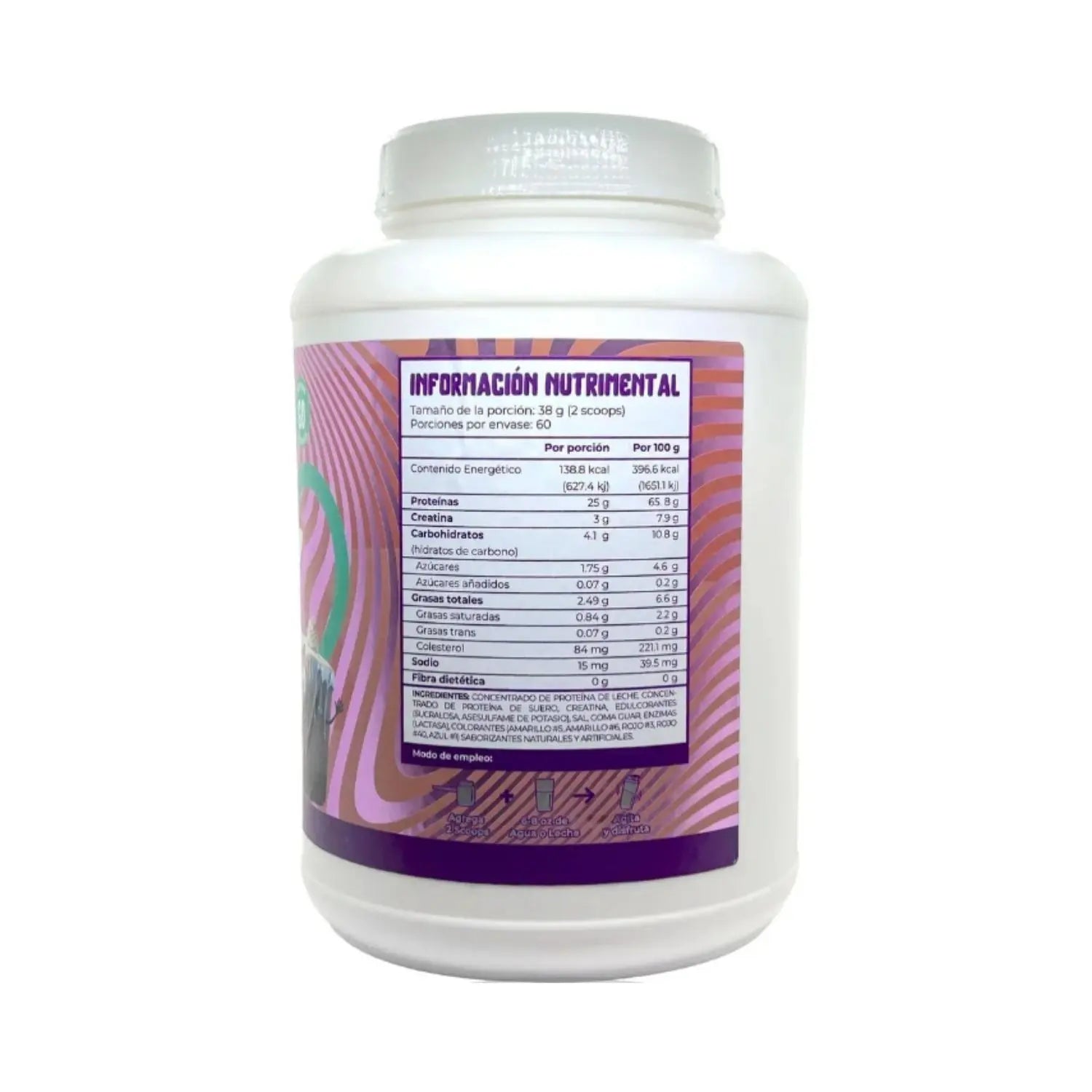 Munchieslab Proteína Whey 100% Suero De Leche 60 Serv Sfn brownie especial