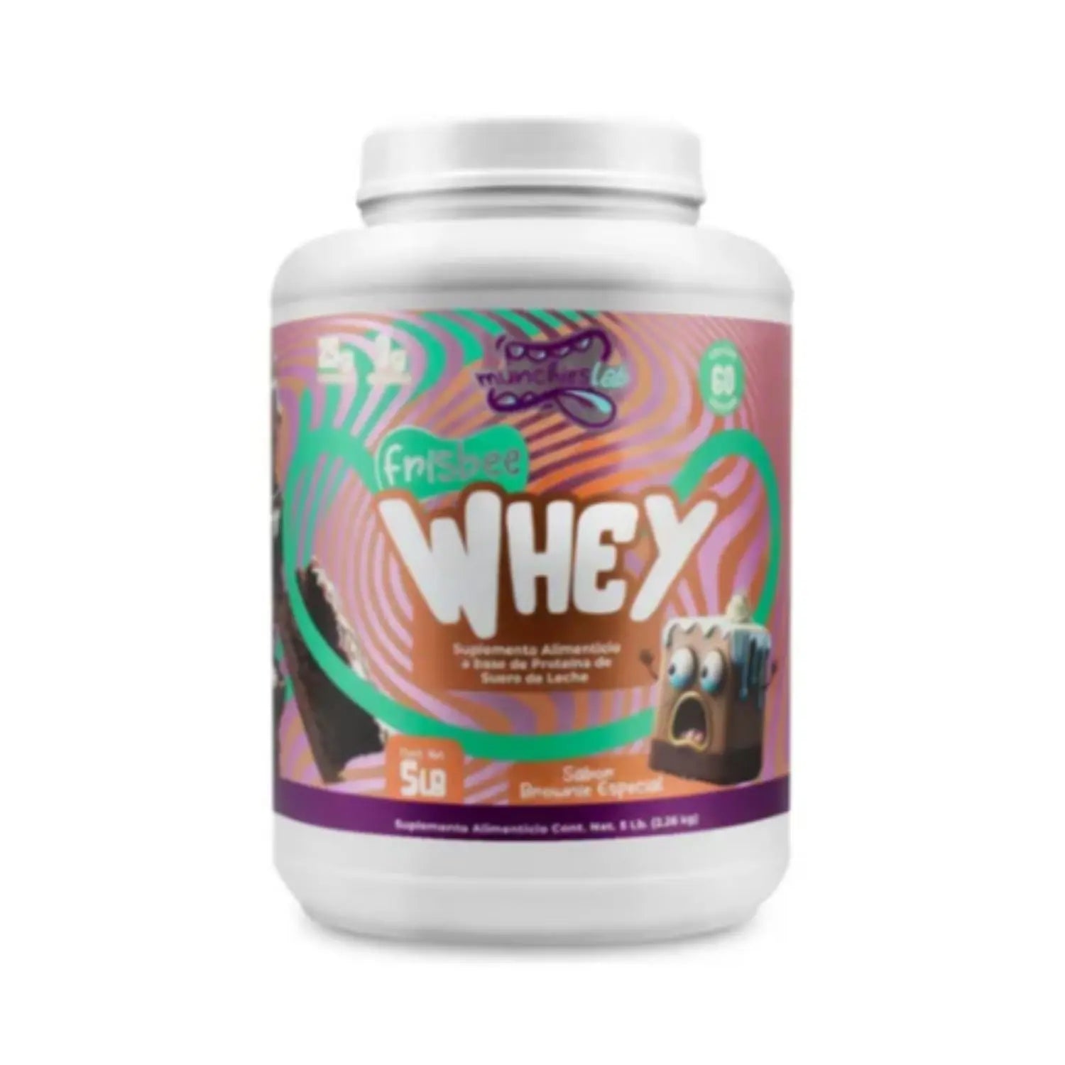 Munchieslab Proteína Whey 100% Suero De Leche 60 Serv Sfn brownie especial