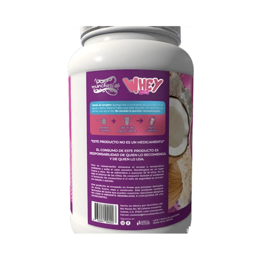 Munchieslab Proteina Whey Para Mujer 23 Porciones Sfn Choco-Choco
