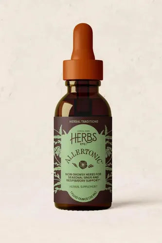 HERBS ETC. | Allertonic Extracto Líquido con Ortiga, Eufrasia y Gordolobo | 30 ml (1 oz) | Apoyo Respiratorio y Bienestar de los Senos Paranasales