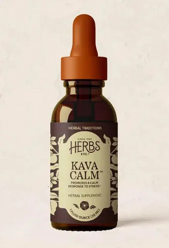 Herbs Etc. Kava Cool Complex | Extracto Herbal Líquido 30 ml | Kava y Manzanilla | Relajación y Bienestar Emocional | Suplemento Alimenticio
