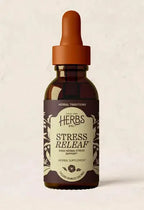 HERBS ETC. | Stress ReLeaf Tónico Herbal con Ashwagandha, Pasiflora y Albahaca Sagrada | 30 ml (1 oz) | Apoyo al Estrés y Relajación Natural