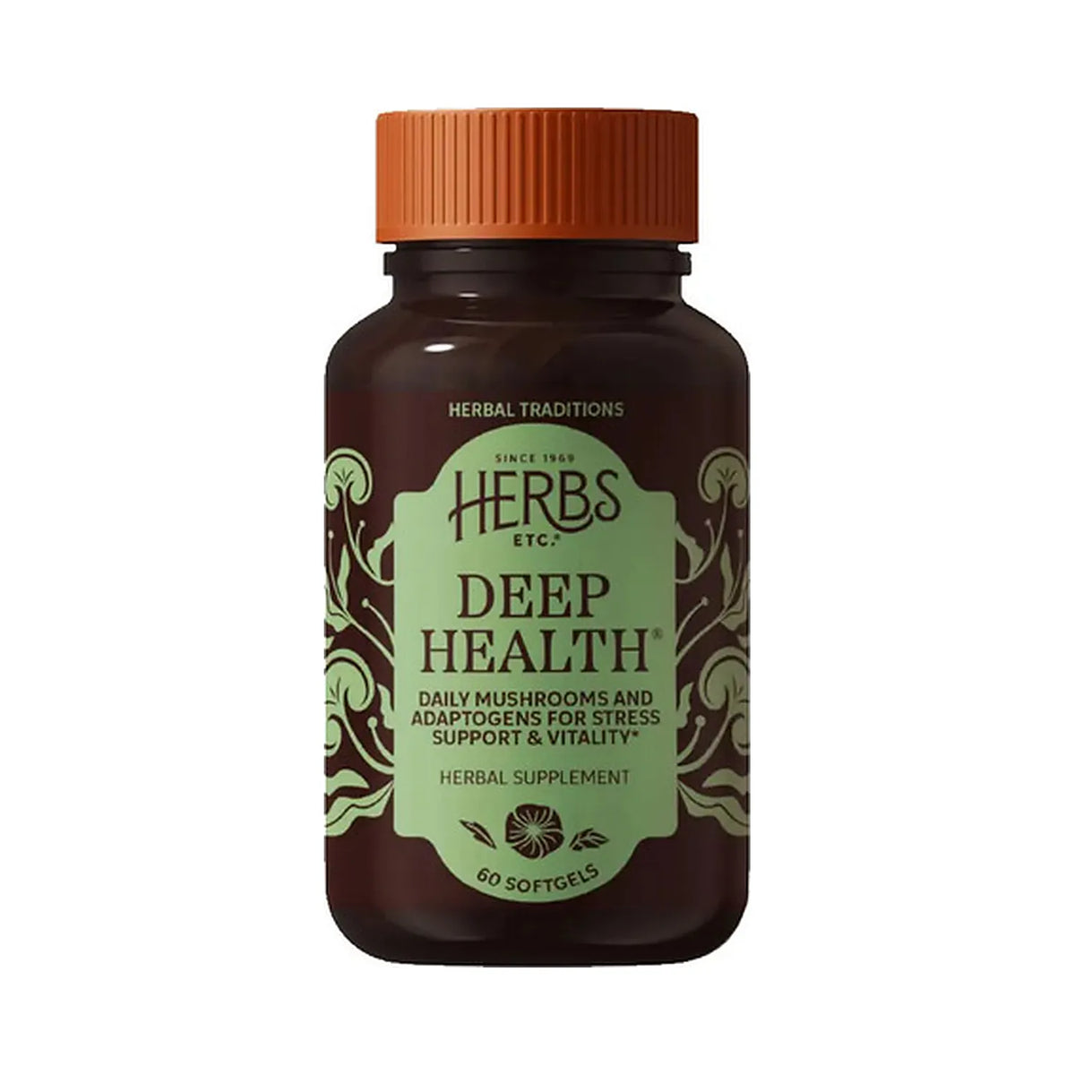 Herbs Etc. Deep Health | 60 Cápsulas Blandas | Hongos y Extractos Herbales | Bienestar General | Suplemento Alimenticio