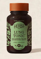 HERBS ETC. | Lung Tonic Tónico Pulmonar con Gordolobo, Marrubio y Equinácea | 120 Cápsulas Blandas | Apoyo Respiratorio y Bienestar Pulmonar
