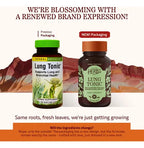 Herbs Etc. Lung Tonic | Tónico Pulmonar | 60 Cápsulas Blandas | Bienestar Respiratorio | Suplemento Alimenticio