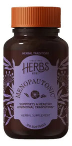 Herbs Etc. Menopautonic | 120 Cápsulas Blandas | Equilibrio Hormonal y Bienestar Femenino | Suplemento Alimenticio