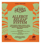 Herbs Etc. Allergy ReLeaf System | 2 Frascos | 60 Cápsulas Blandas + 60 Tabletas | Quercetina y Extractos Herbales | Bienestar Respiratorio | Suplemento Alimenticio