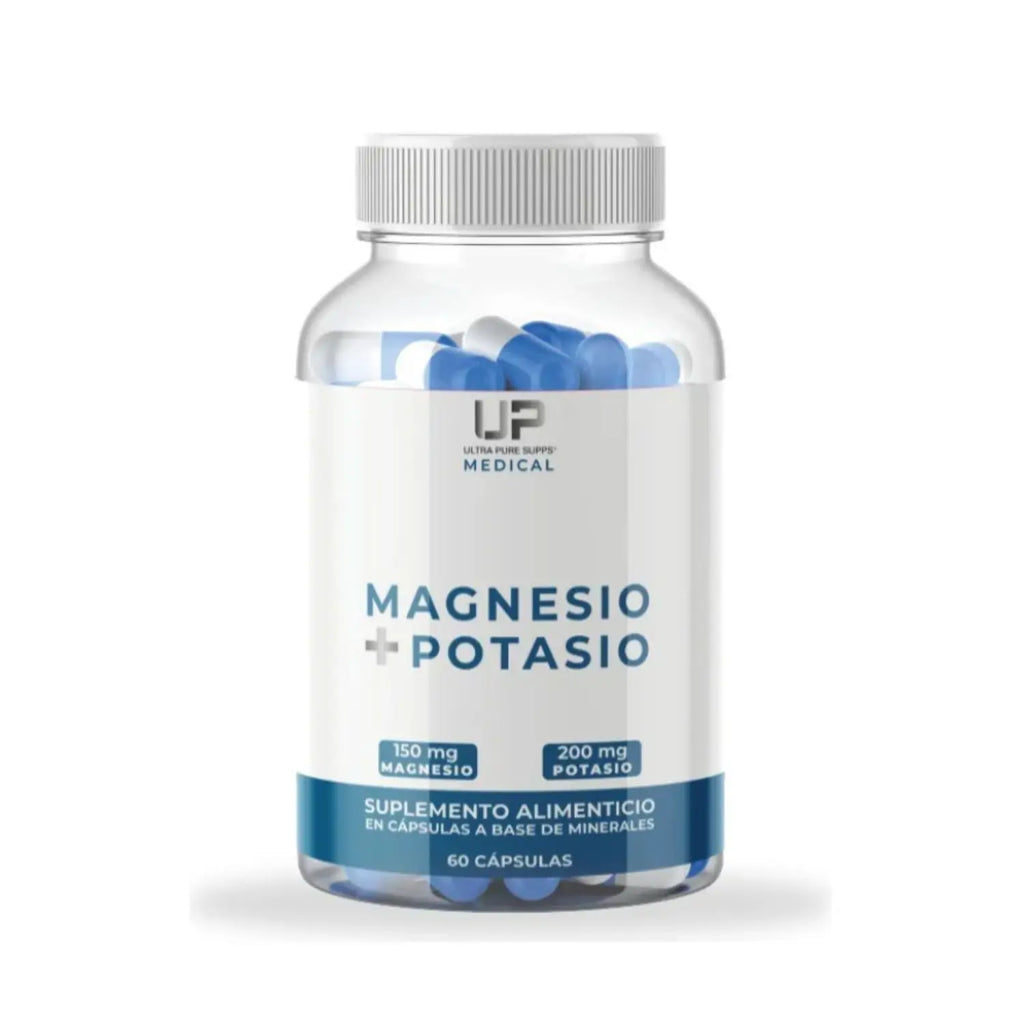 Ultra Pure Supps Magnesio 150mg Y Potasio 200mg 60 Caps Sfn