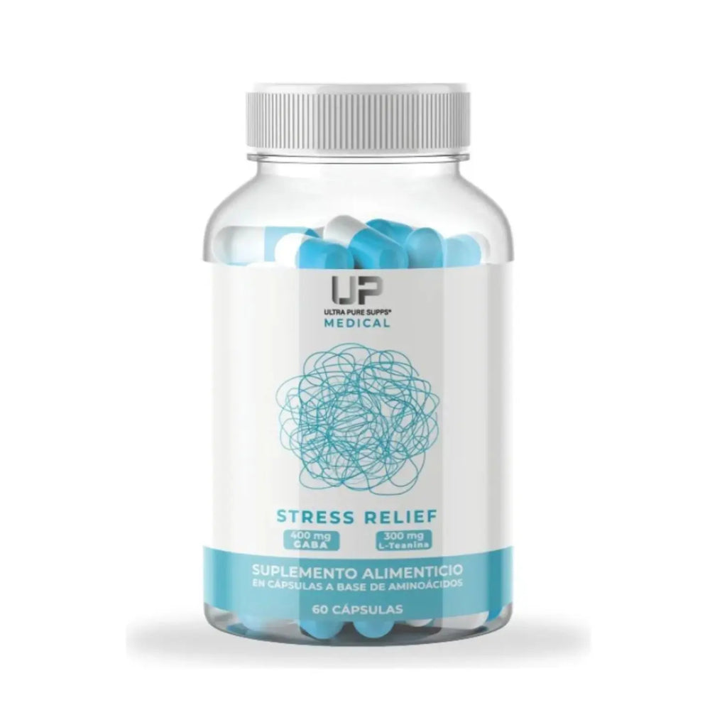 Ultra Pure supps Alivio Del Estres Gaba Y Teanina 60caps Sfn