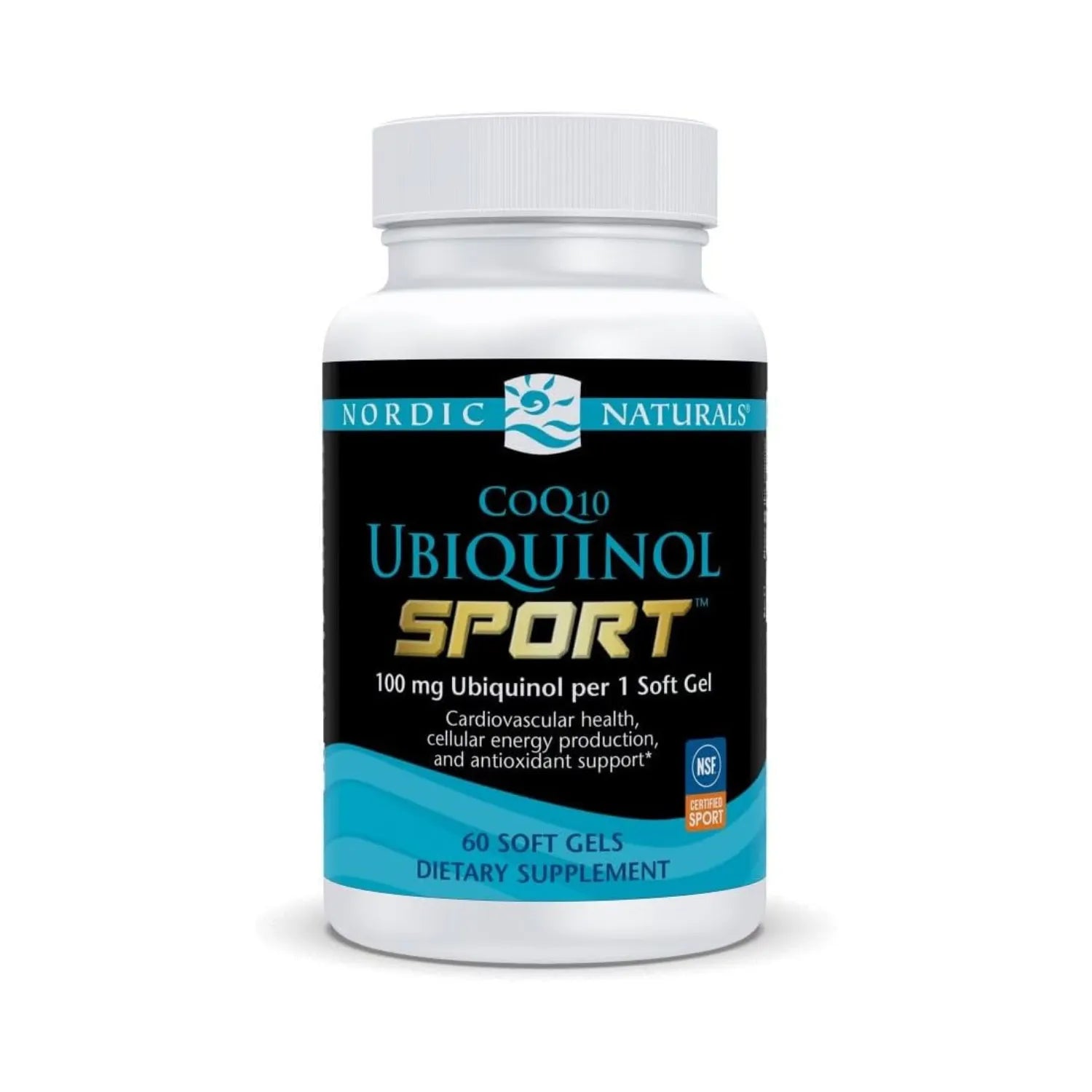 Nordic Naturals CoQ10 Ubiquinol Sport 100mg 60 Softgels Sfn