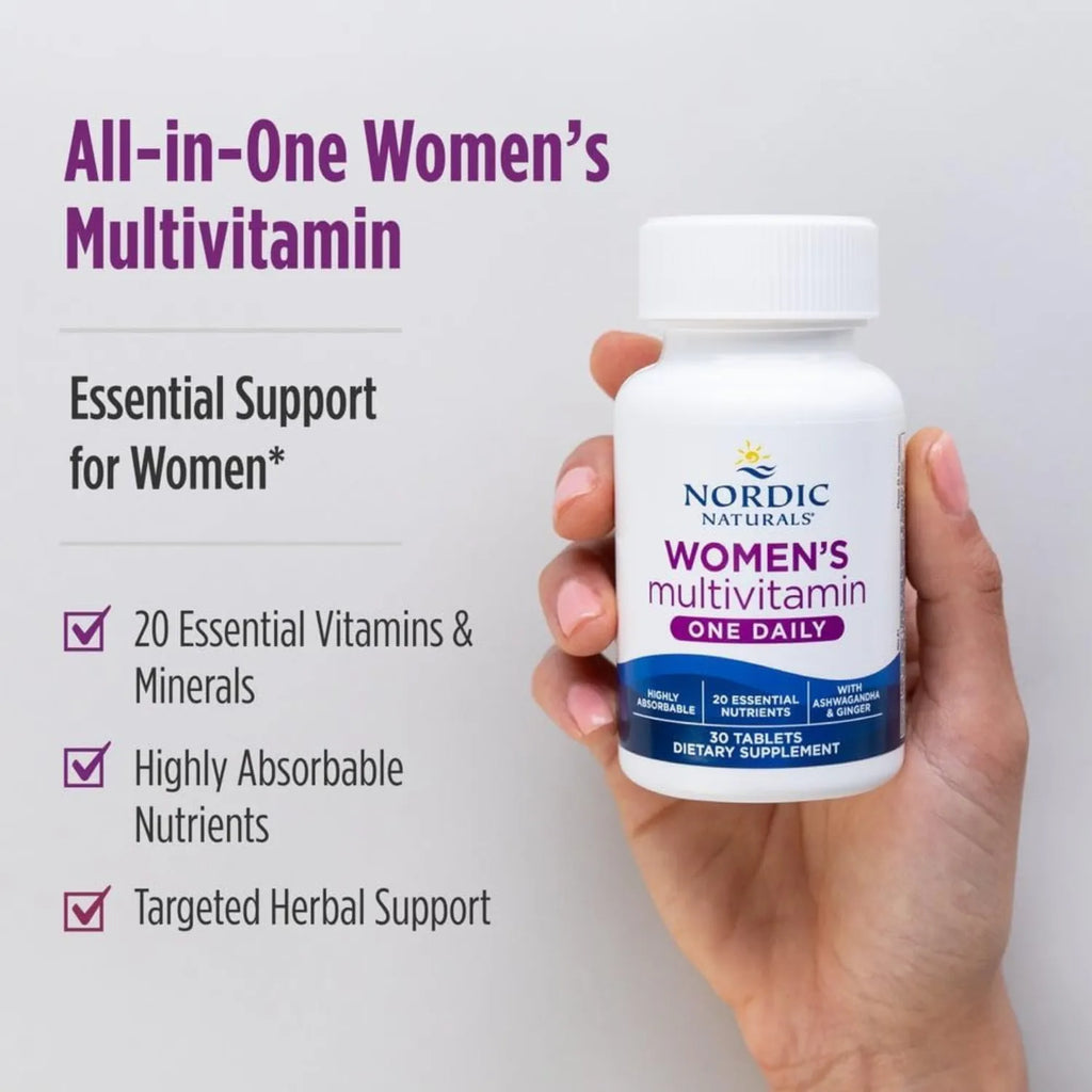 Nordic Naturals Multivitamínico para mujeres one daily 30 tabletas