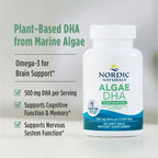 Nordic Naturals Algae Dha omega3 500mg 60Soft Sfn