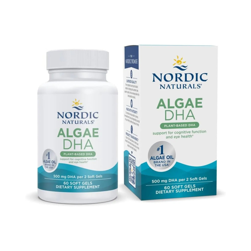 Nordic Naturals Algae Dha omega3 500mg 60Soft Sfn
