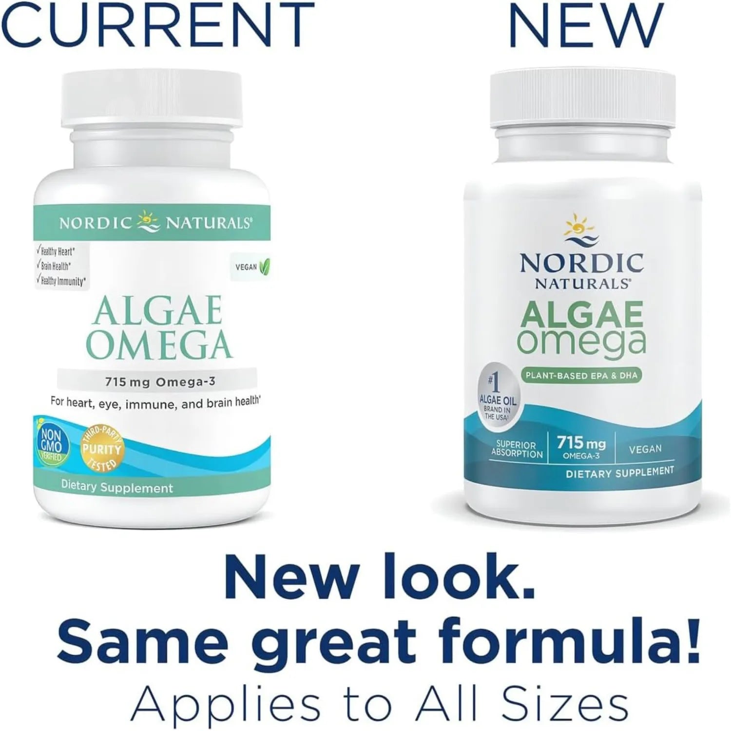 Nordic Naturals Algae omega, Omega de algas 60 SOFTGELS sfn