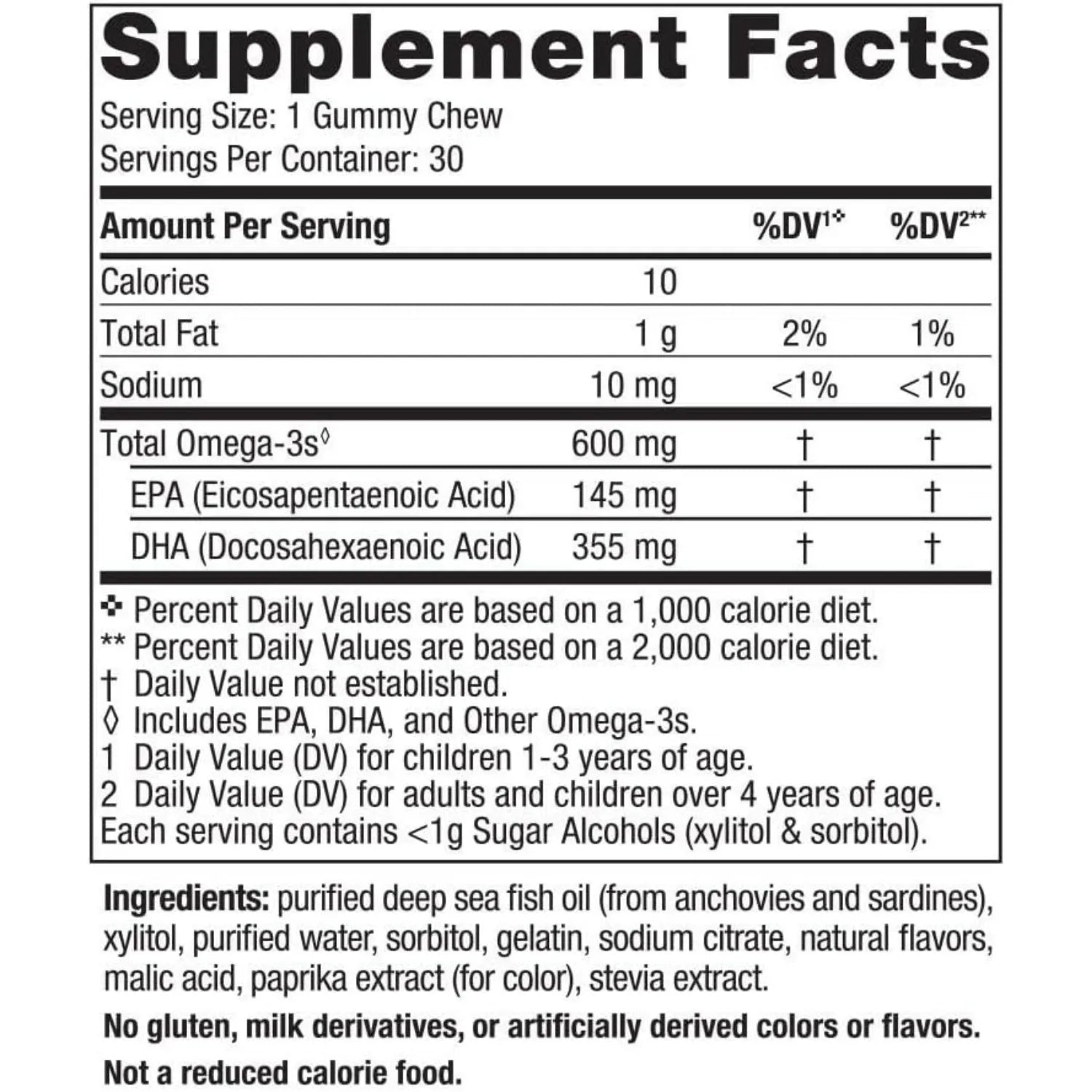 Nordic naturals Dha para niños 30 gomitas sin azucar sfn