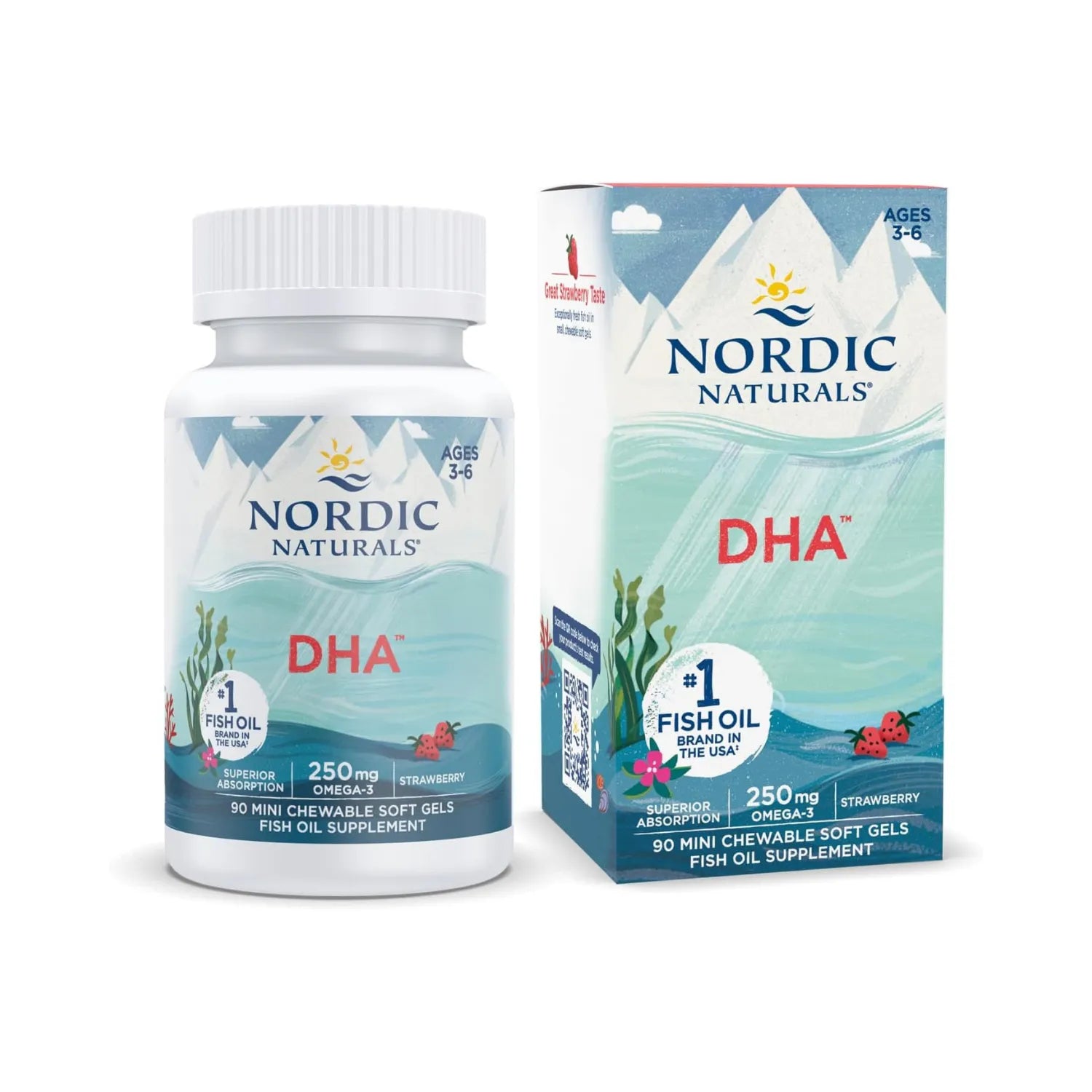 Nordic Naturals Dha Para Niños 90 Minicomprimidos Sfn