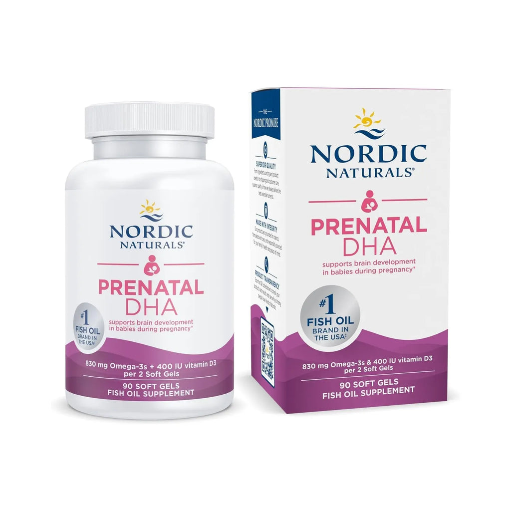 Nordic Naturals Dha Prenatal 930mg Vit D3 90 Softgels Sfn sin sabor