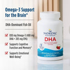 Nordic Naturals DHA 830 mg omega-3 90 capsulas blandas SFN