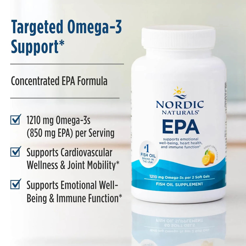 Nordic Naturals EPA 605 mg 60 Softgels Sfn