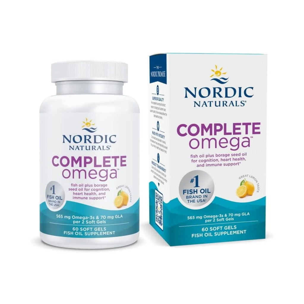 Nordic Naturals complete omega, omega 3 6 y 9 60 caps sfn