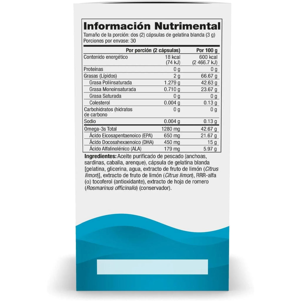Nordic Naturals Ultimate Omega, sabor a limón, 60 geles suaves, 1280 mg de Omega-3