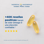 Nordic Naturals Ultimate Omega, sabor a limón, 60 geles suaves, 1280 mg de Omega-3