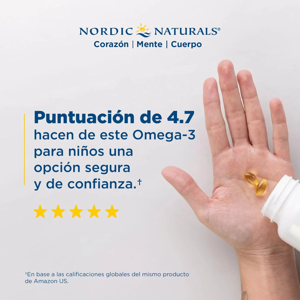 Nordic Naturals Ultimate Omega Junior 500 mg 90 softgels Sfn