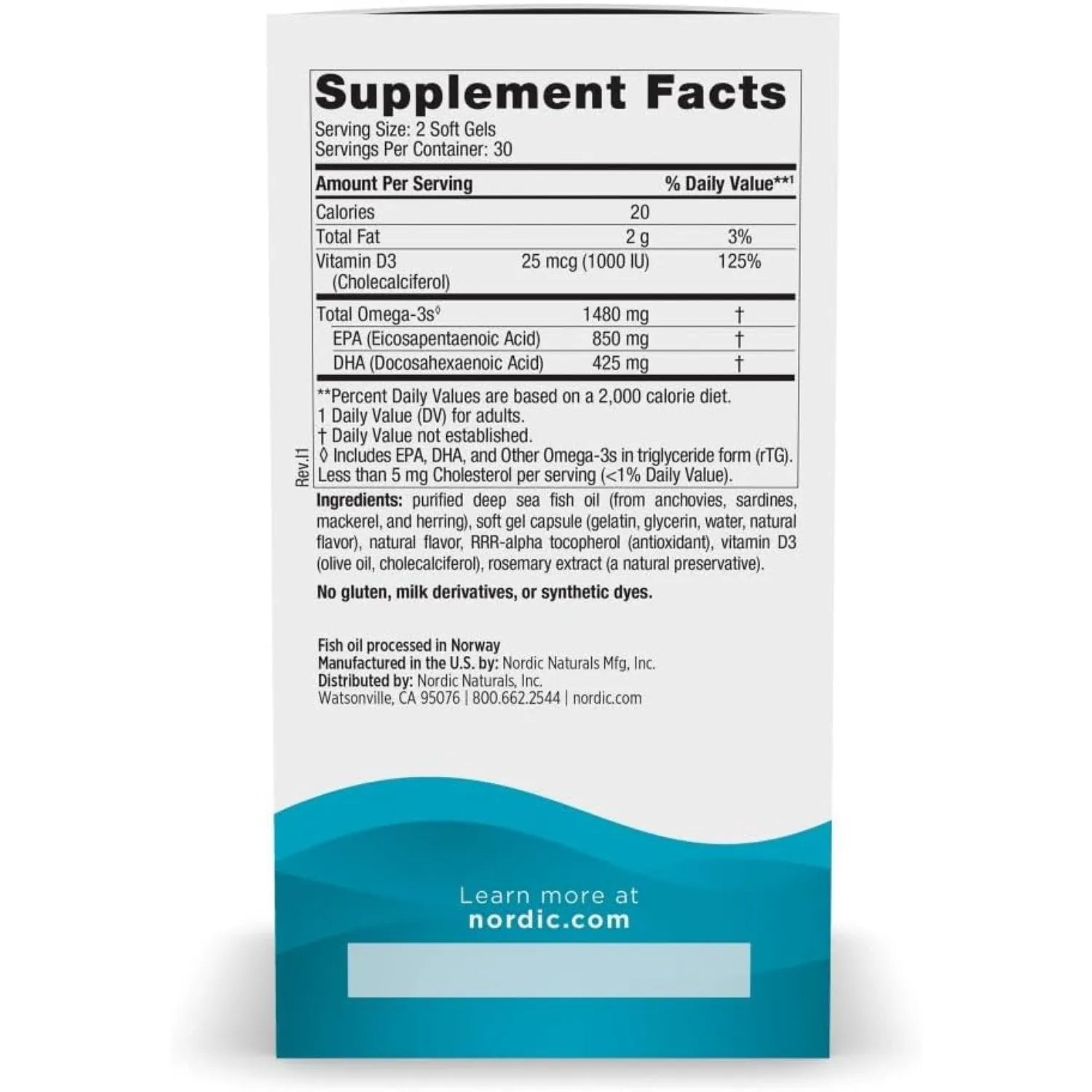 Nordic naturals Ultimate Omega Xtra 60 Softgels Sfn