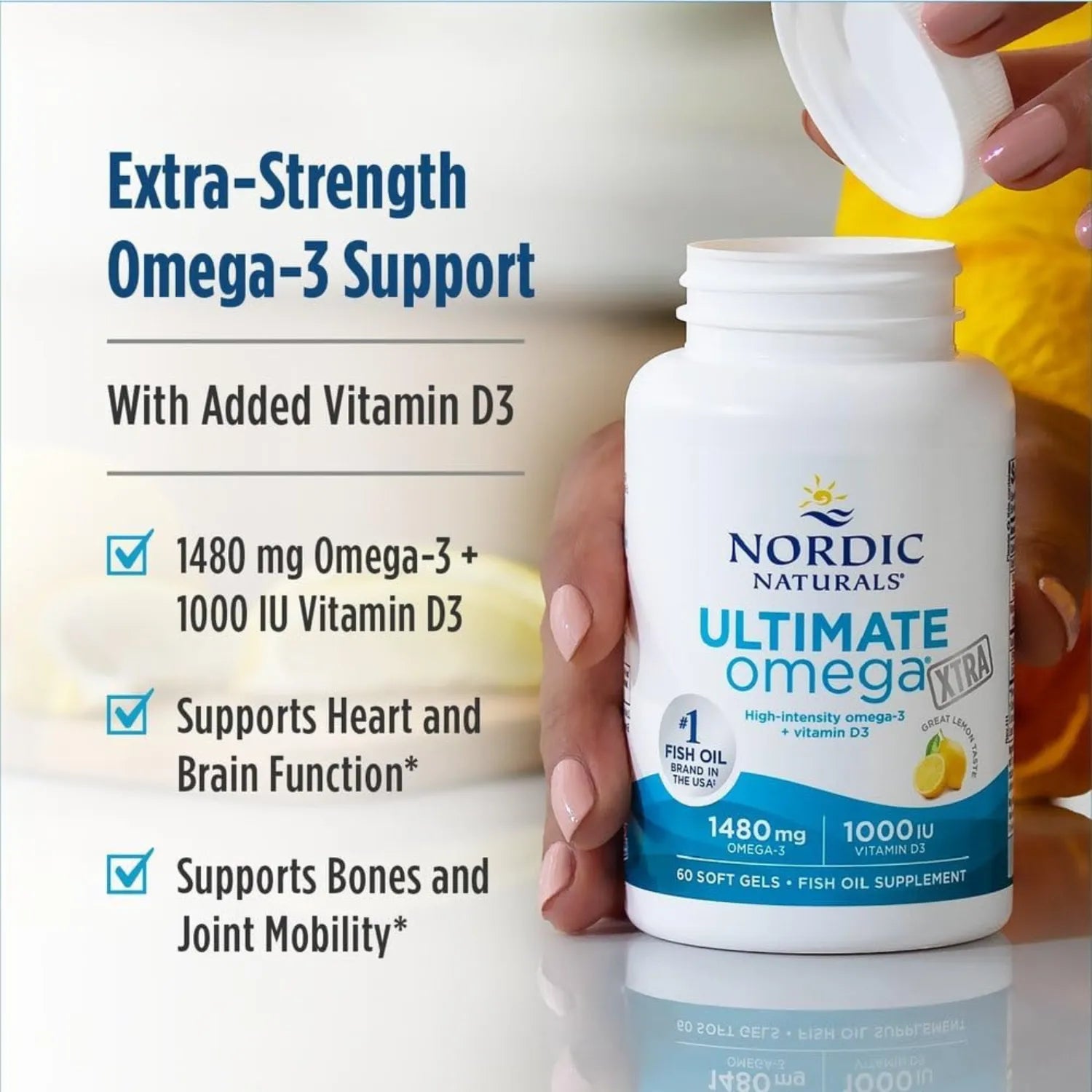 Nordic naturals Ultimate Omega Xtra 60 Softgels Sfn