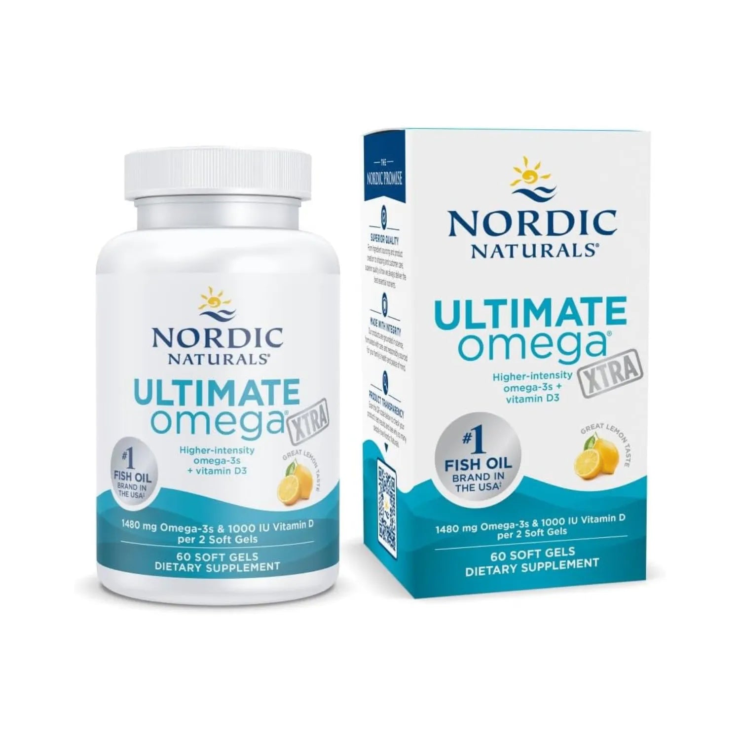 Nordic naturals Ultimate Omega Xtra 60 Softgels Sfn