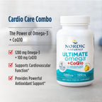 Nordic Naturals, Ultimate Omega + CoQ10, Lemon, 120 Soft Gels