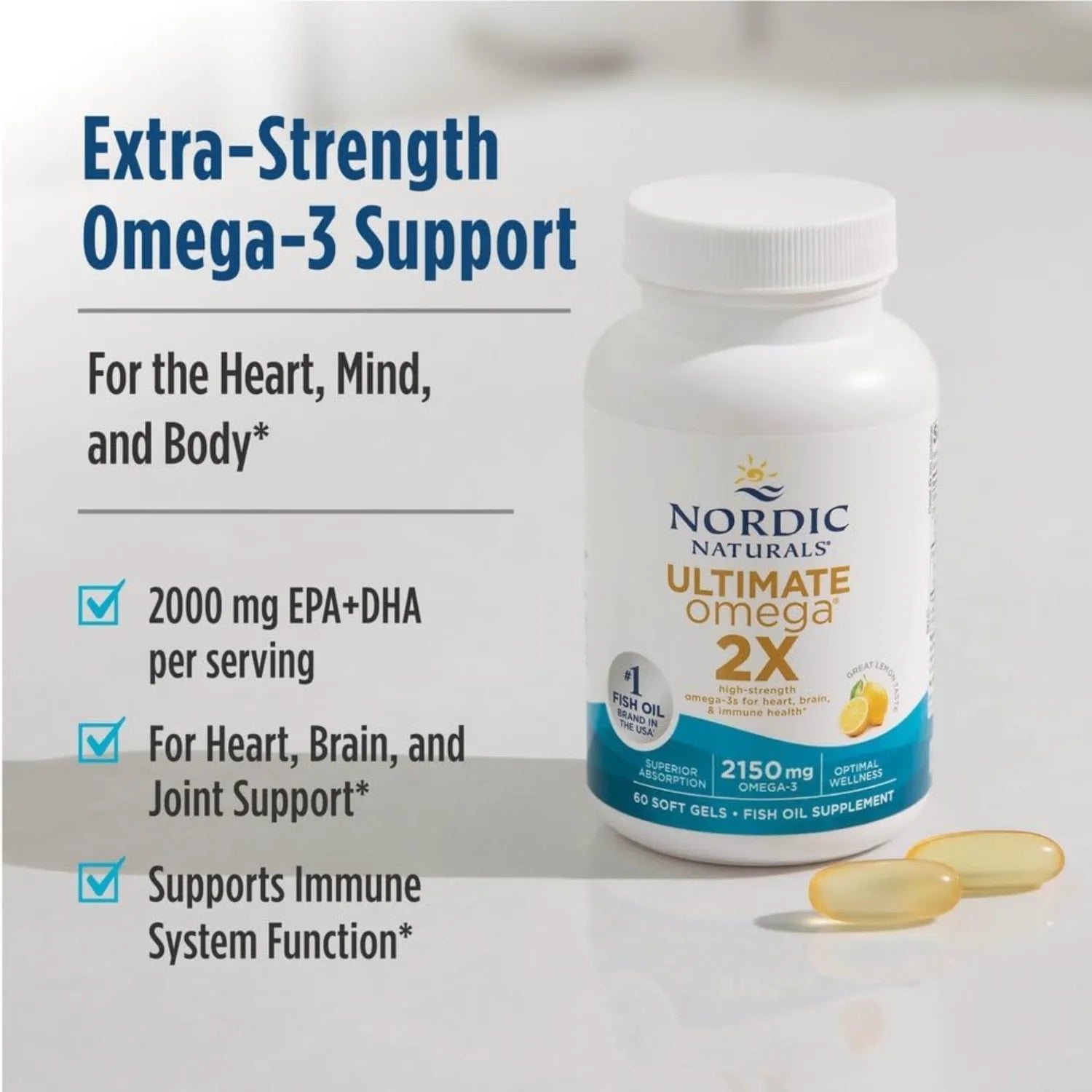 Nordic Naturals Ultimate Omega 2X Alta Resistencia 120 soft Sfn