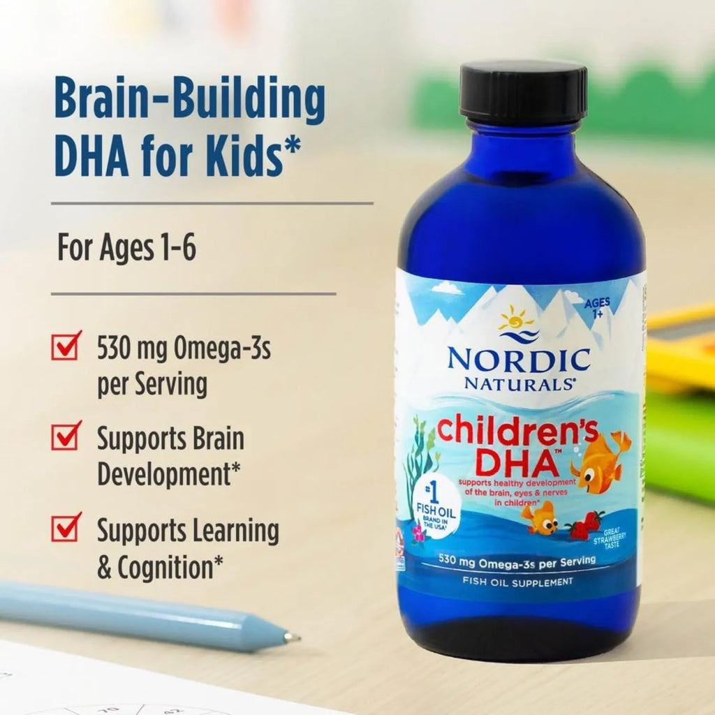 Nordic Naturals Children s DHA Liquid Strawberry 8 oz