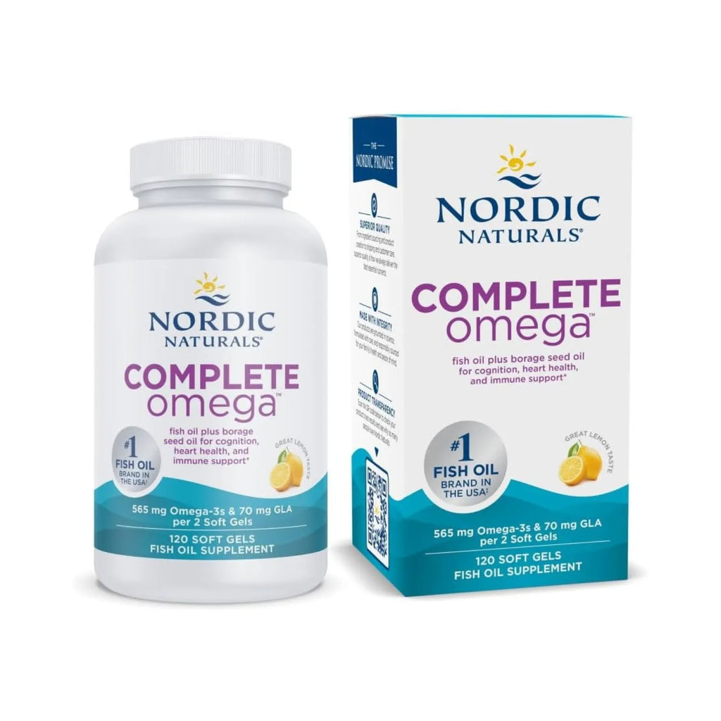 Nordic Naturals Complete Omega 565 Mg 120 Soft Sabor Limón