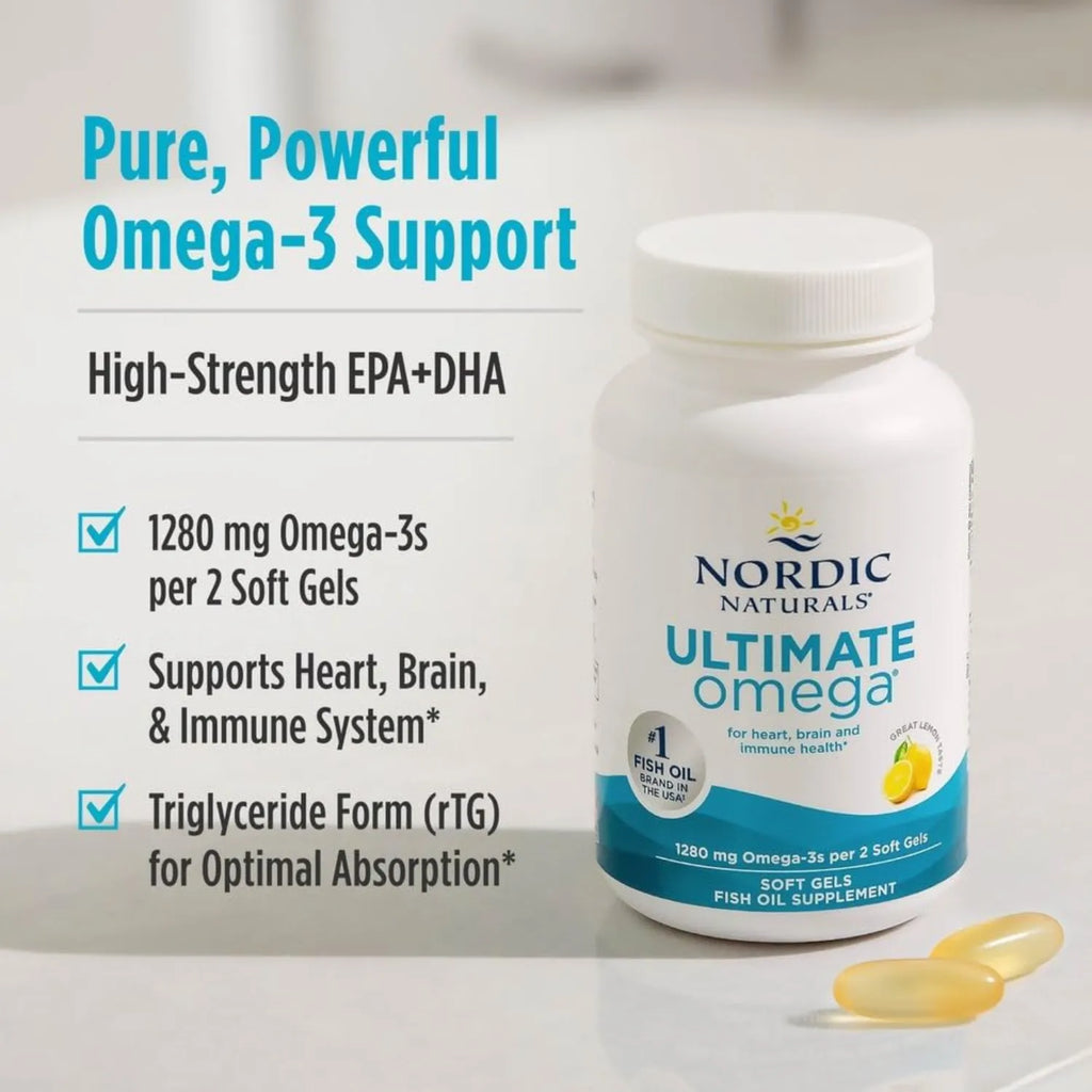 Nordic naturals ultimate omega 1280 mg 120 sgels sfn