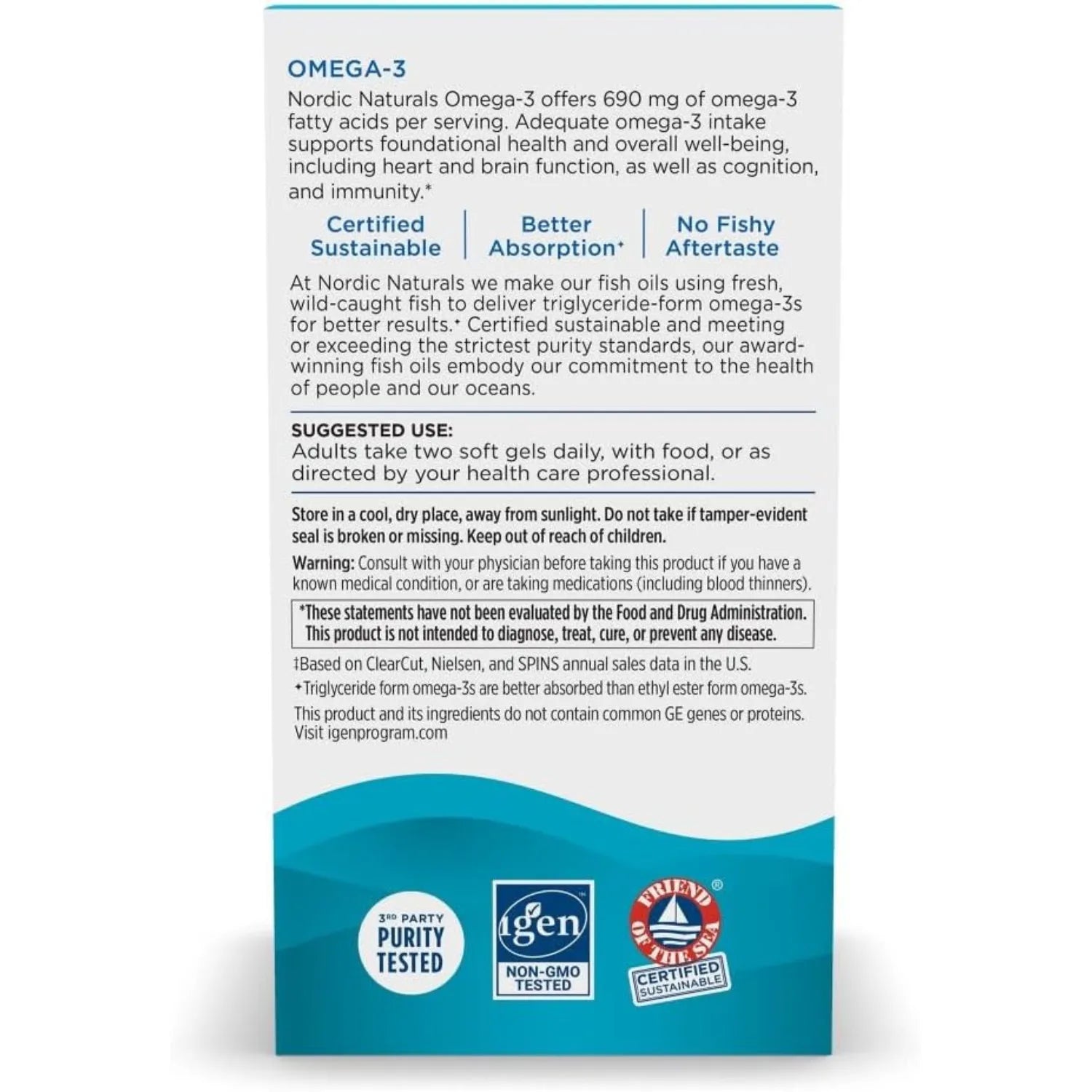Nordic Naturals Suplemento D Omega3 Sabor Limon 180caps Sfn