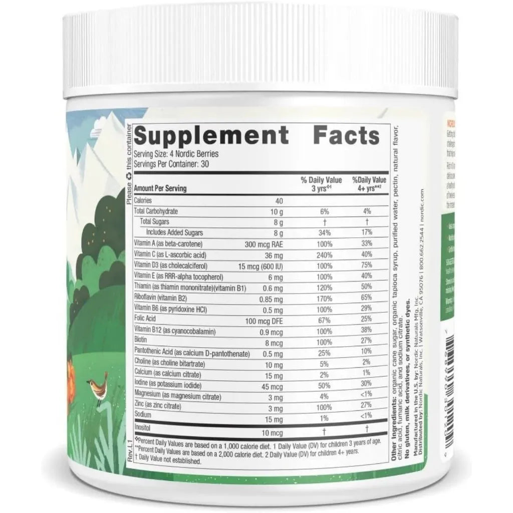 Nordic Naturals Suplemento Multivitaminico 120 Gomitas sfn