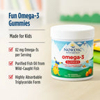 Nordic Naturals Gomitas Con Omega 3 Para Niños 120 Gom Sfn