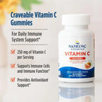 Nordic Naturals, Vitamin C Gummies, Great Tangerine, 250 mg, 120 Gummies