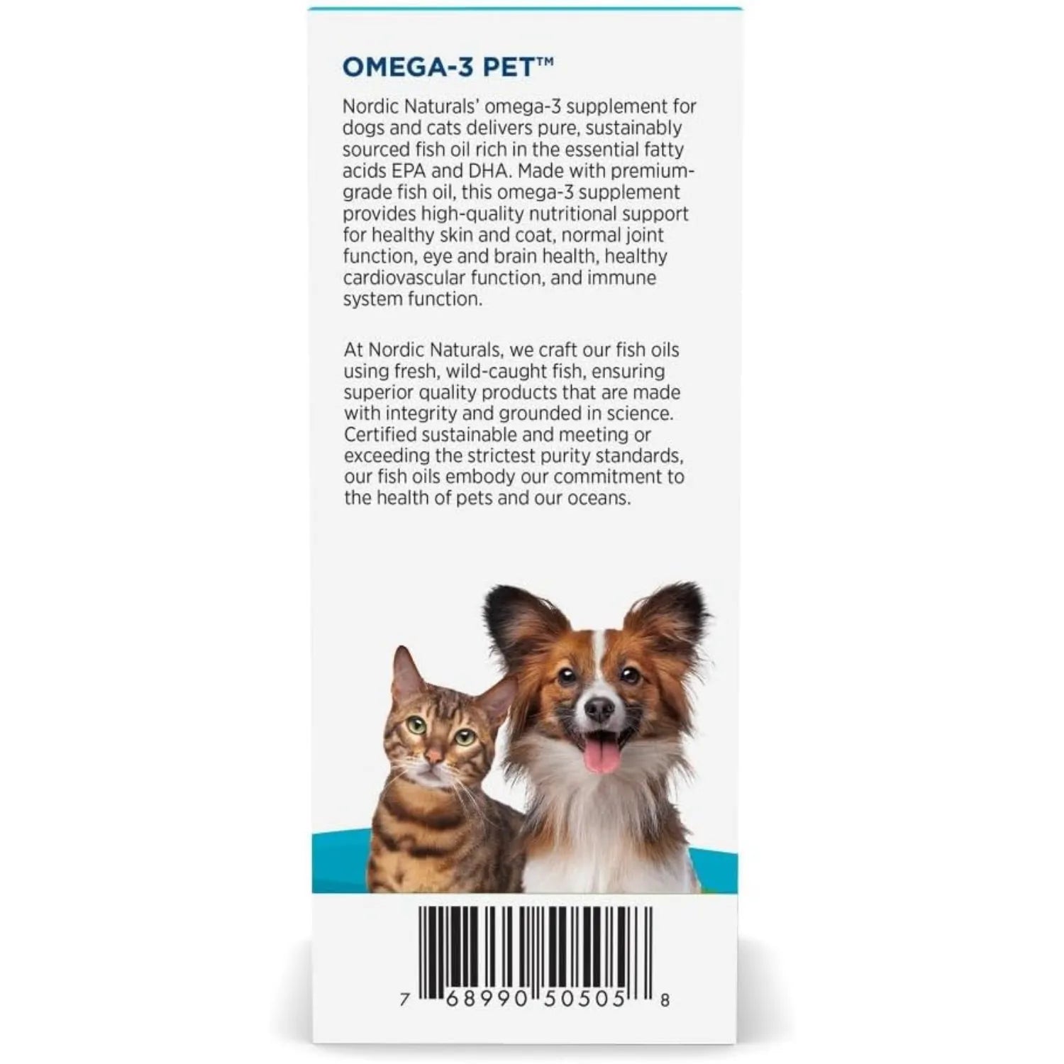 Nordic Naturals Omega-3 Pet Cats & small Dog Breeds 60mL Sfn