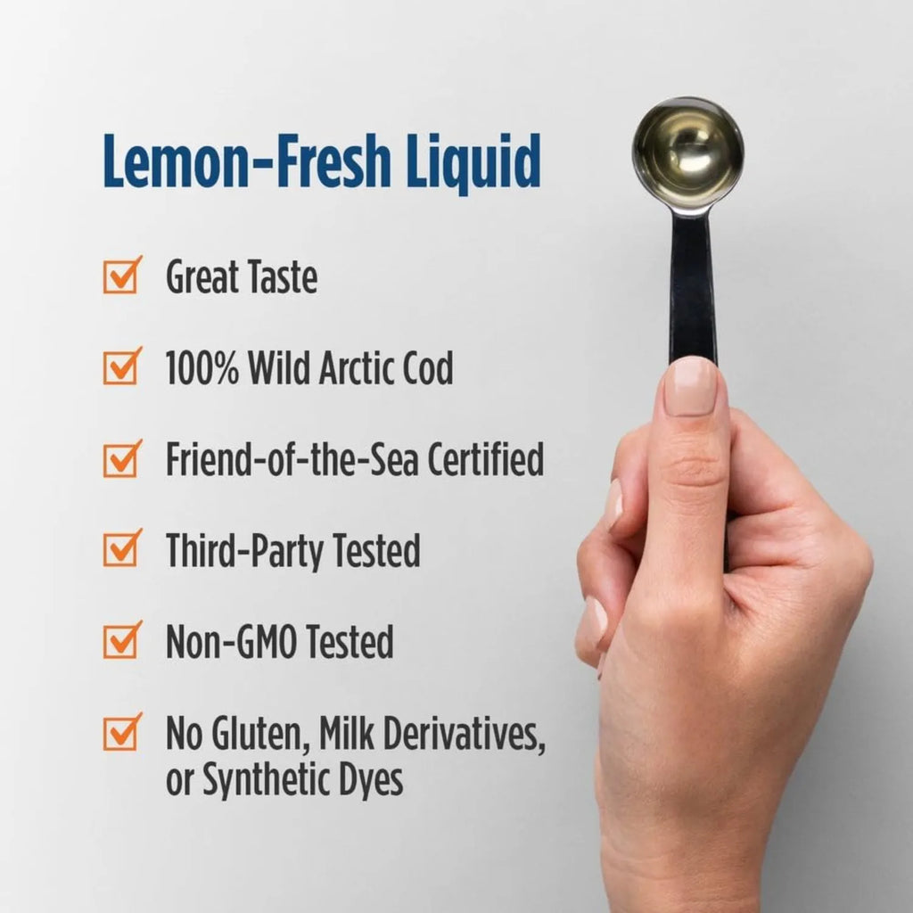 Nordic Naturals, Arctic-D Cod Liver Oil Limón, 237 ml Sfn