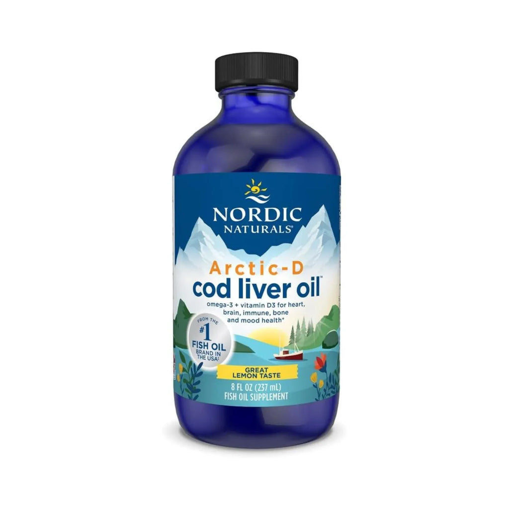 Nordic Naturals, Arctic-D Cod Liver Oil Limón, 237 ml Sfn