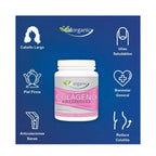 Galorganic Colágeno Hidrolizado Ácido H Y Biotina 500gr sabor FRUTOS ROJOS sfn