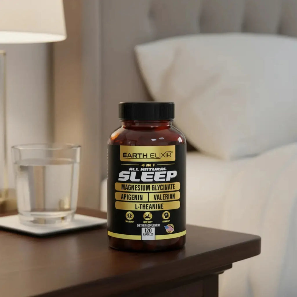 Earth Elixir All Natural Sleep120 Capsulas Descanso Profundo