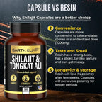 Earth Elixir Shilajit Y Tongkat Ali 400 mg 180 caps sfn