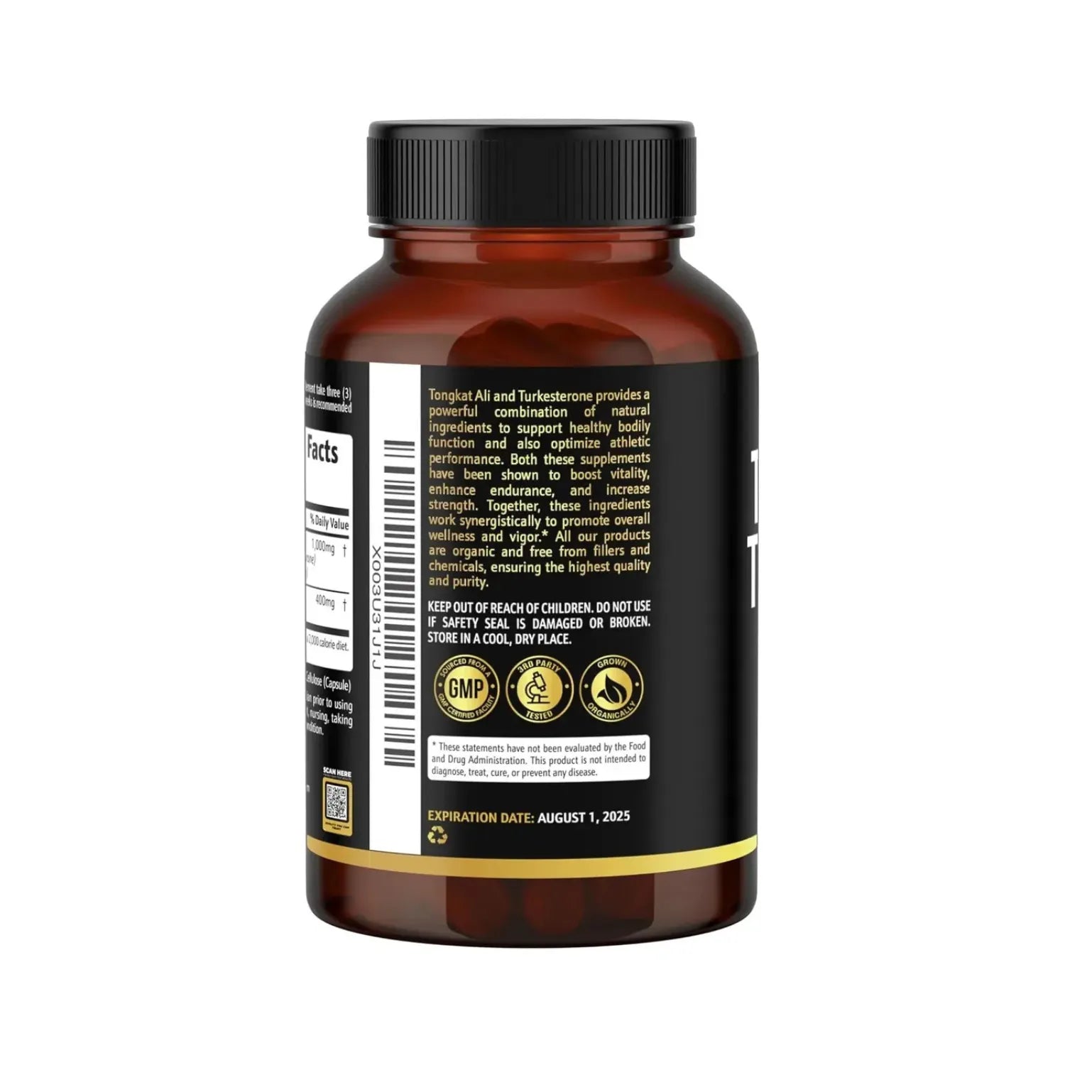 Earth Elixir Turkesterone + Tongkat Ali 180 caps sfn